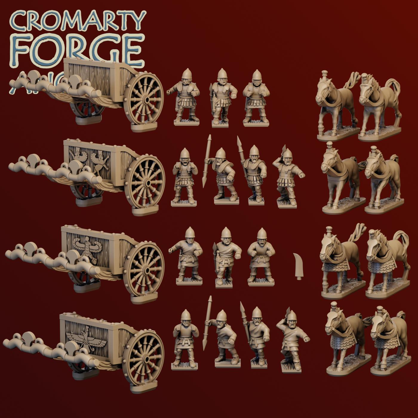 10mm Achaemenid Persians : Chariot - Image 3