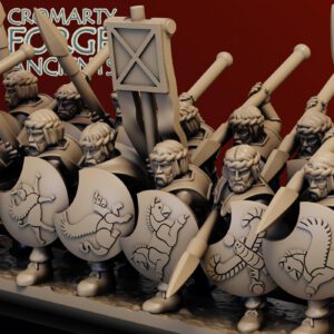 10mm Achaemenid Persians : Immortals - Crescent Shields Attacking