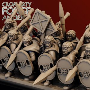 10mm Achaemenid Persians : Immortals - Figure 8 Shields Attacking