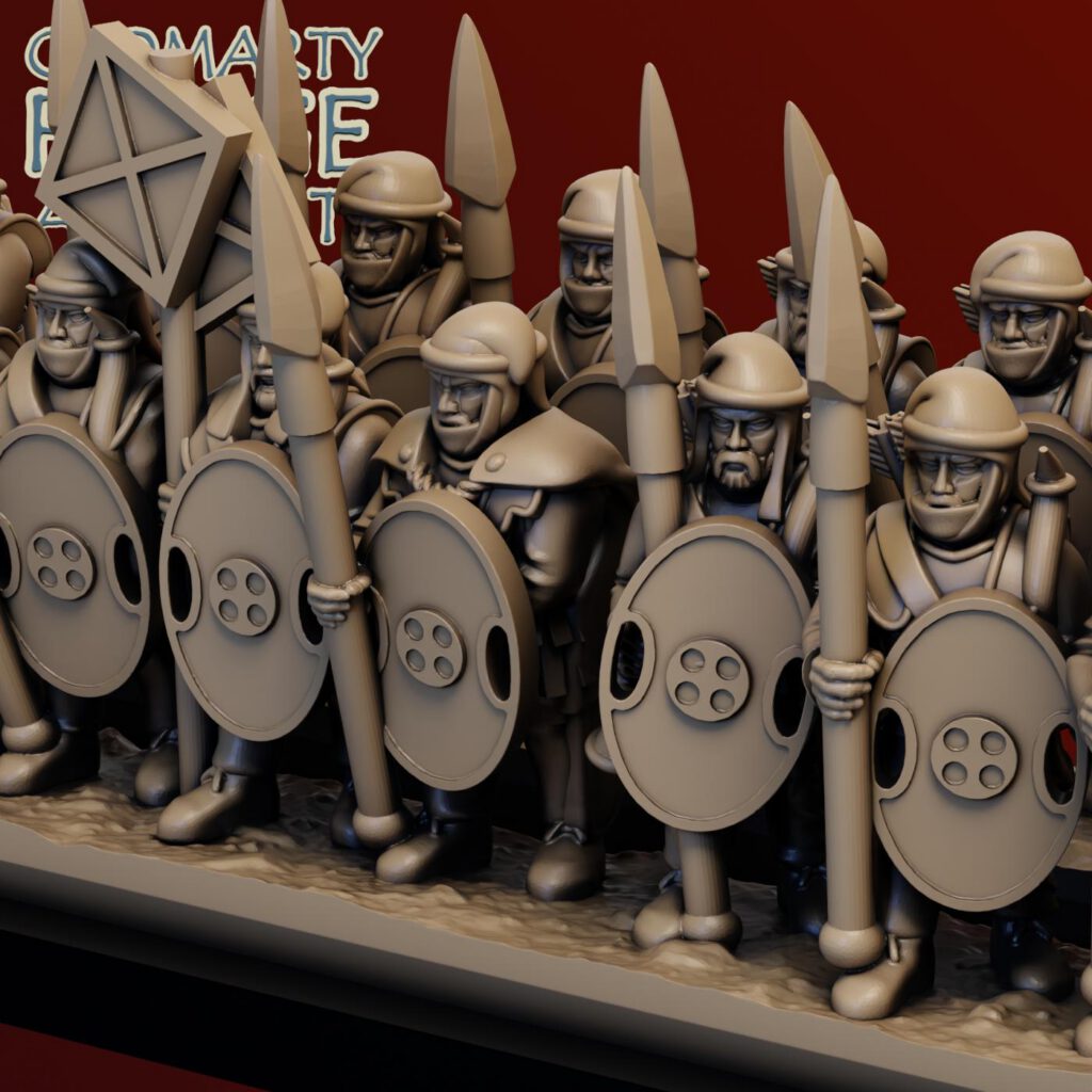 10mm Achaemenid Persians : Immortals - Figure 8 Shields