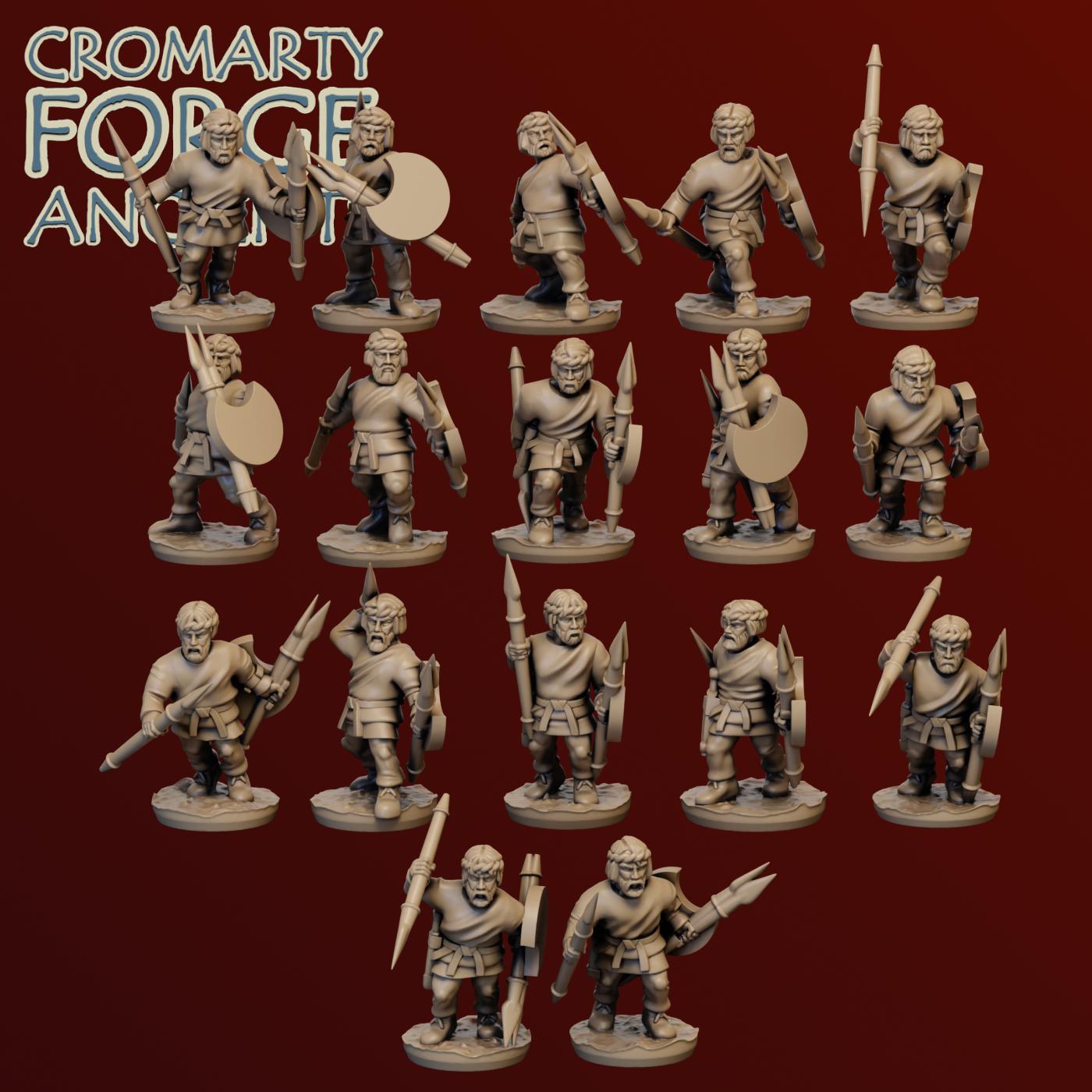 10mm Achaemenid Persians : Peltasts - Image 2