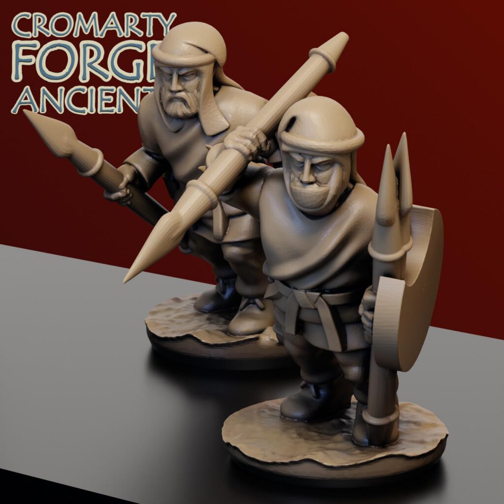 10mm Achaemenid Persians : Peltasts