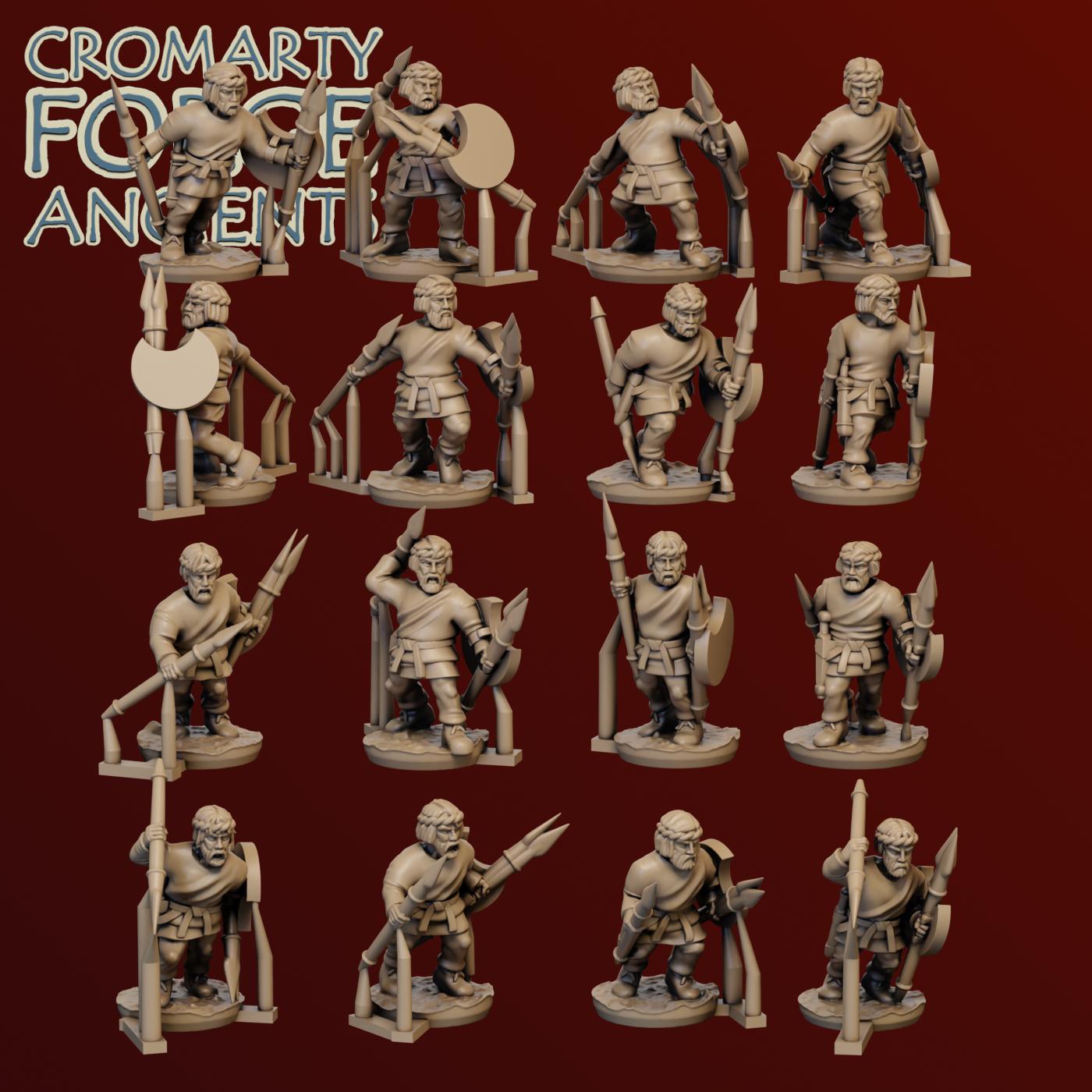 10mm Achaemenid Persians : Peltasts - Image 3