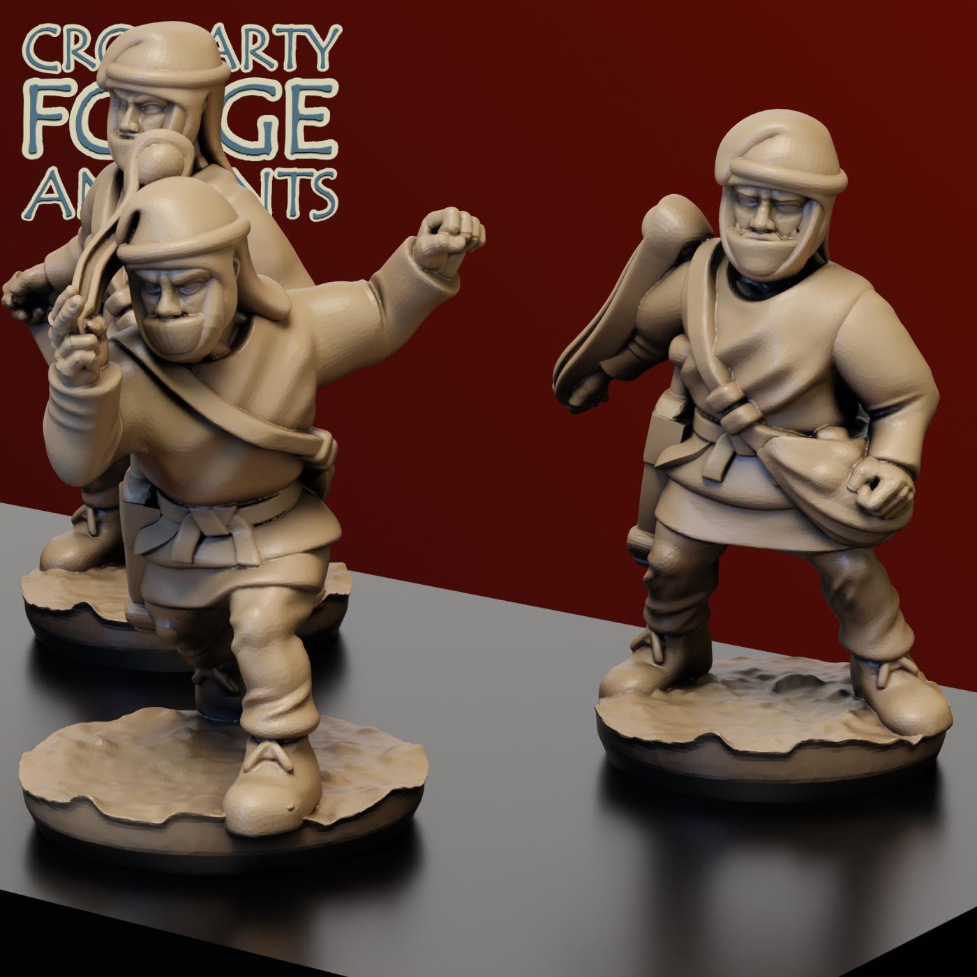 10mm Achaemenid Persians : Slingers