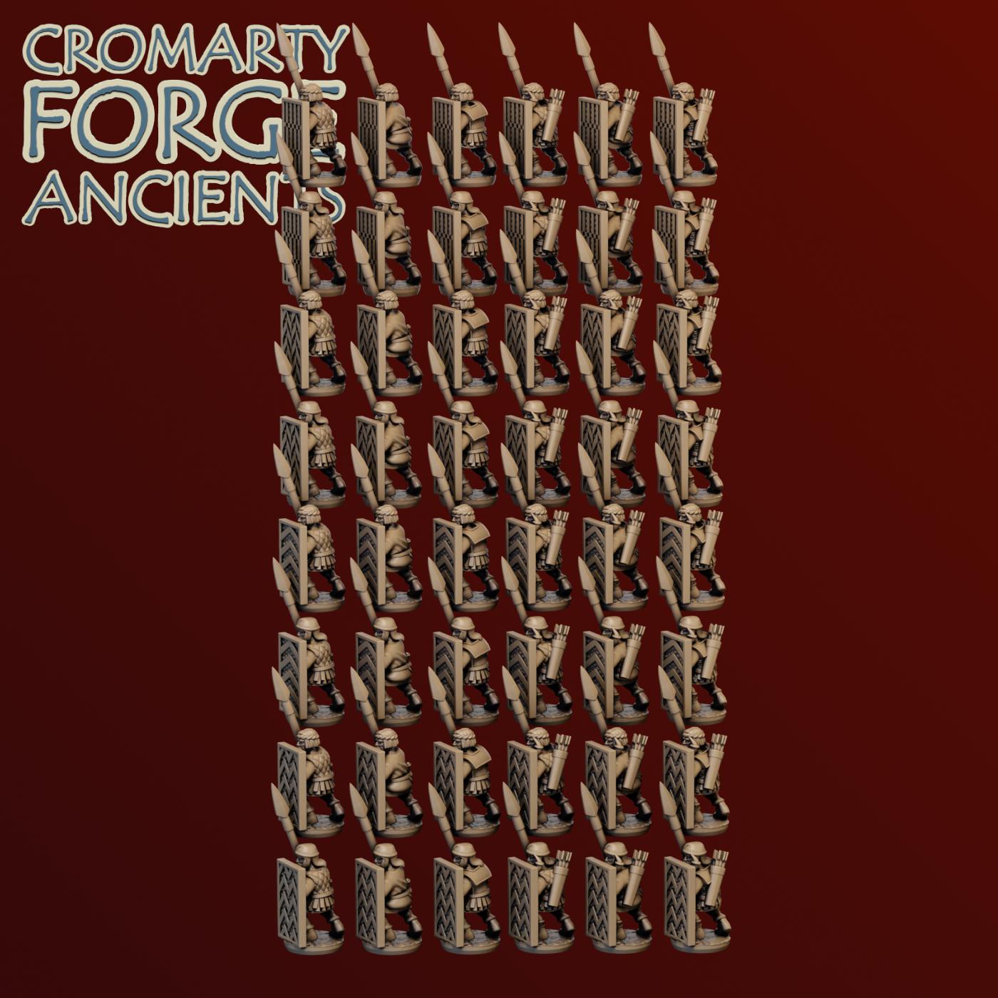 10mm Achaemenid Persians : Sparabara - Image 2