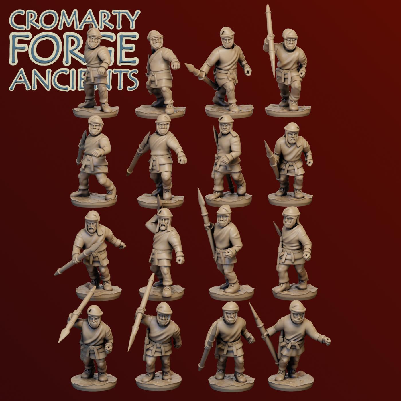 15mm Achaemenid Persians : Peltasts - Image 5