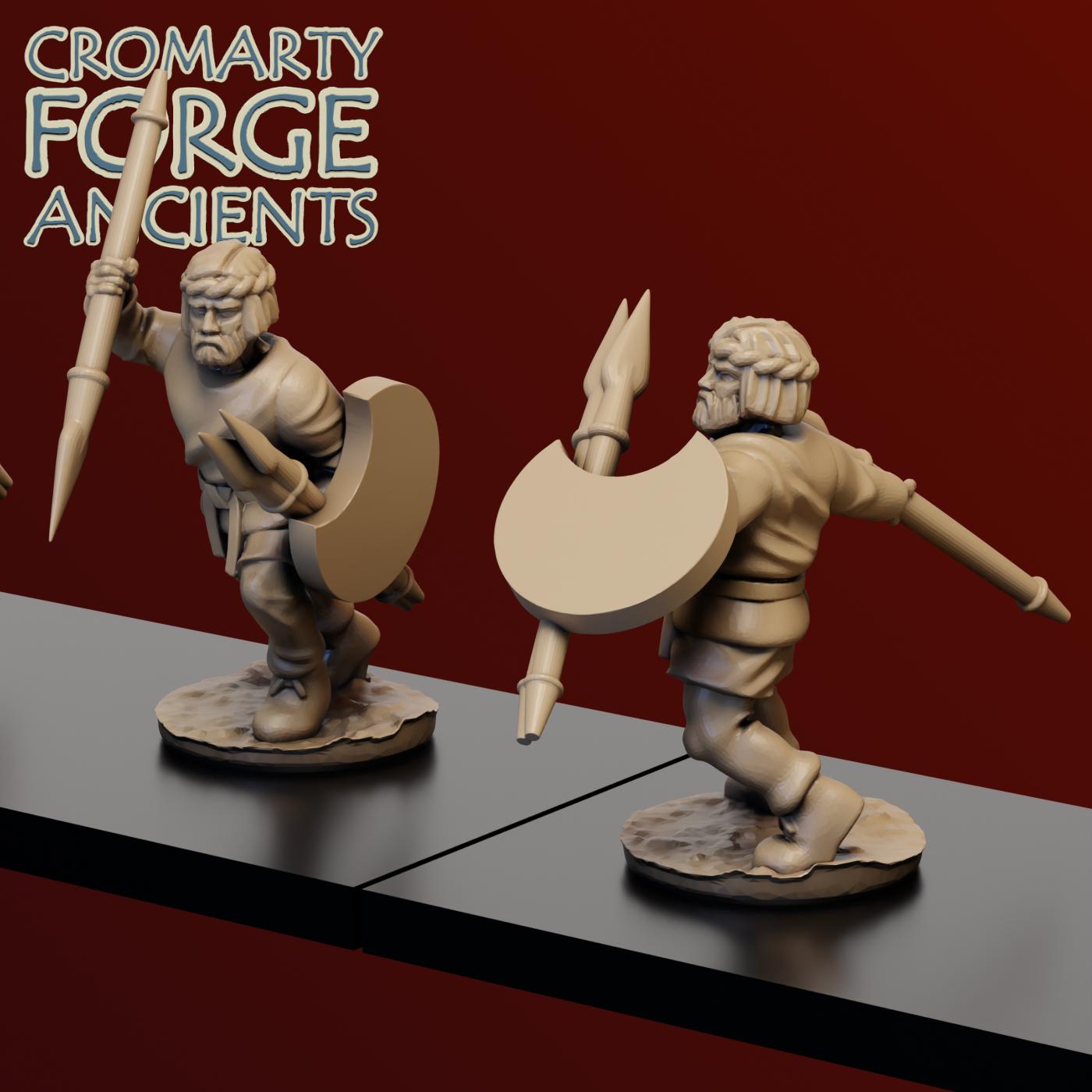 15mm Achaemenid Persians : Peltasts