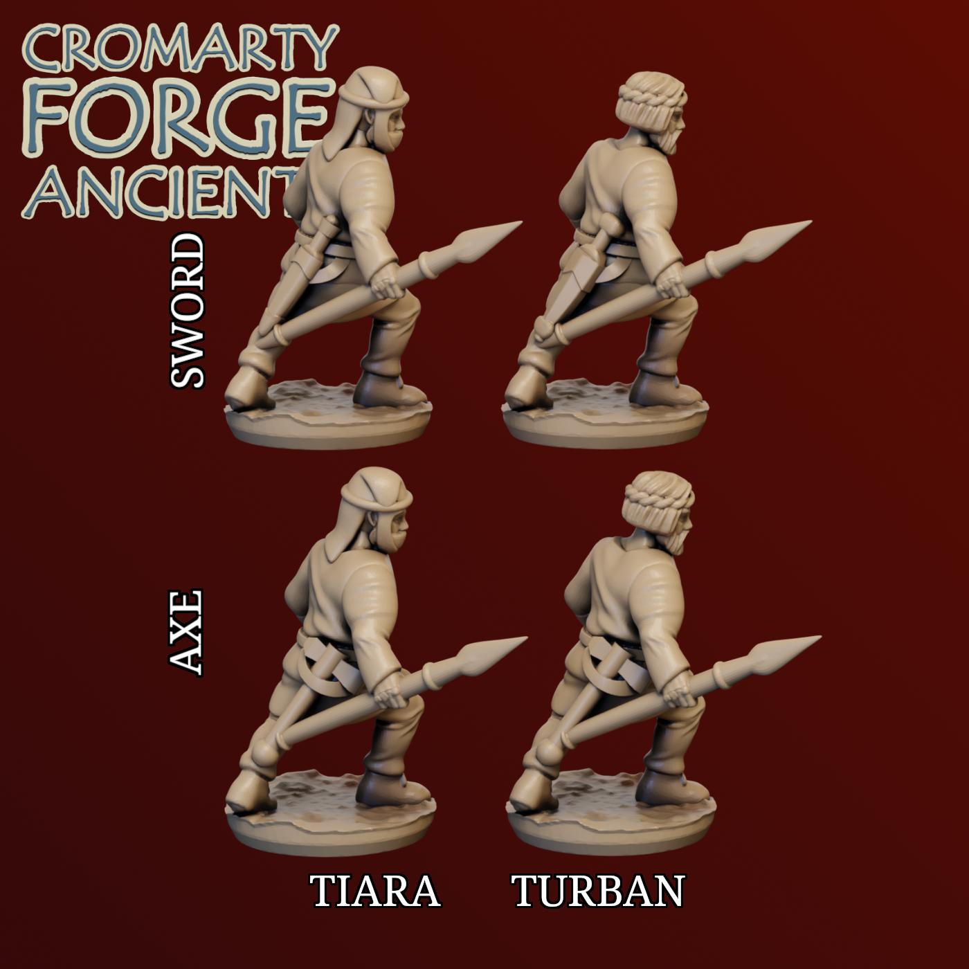 15mm Achaemenid Persians : Peltasts - Image 2