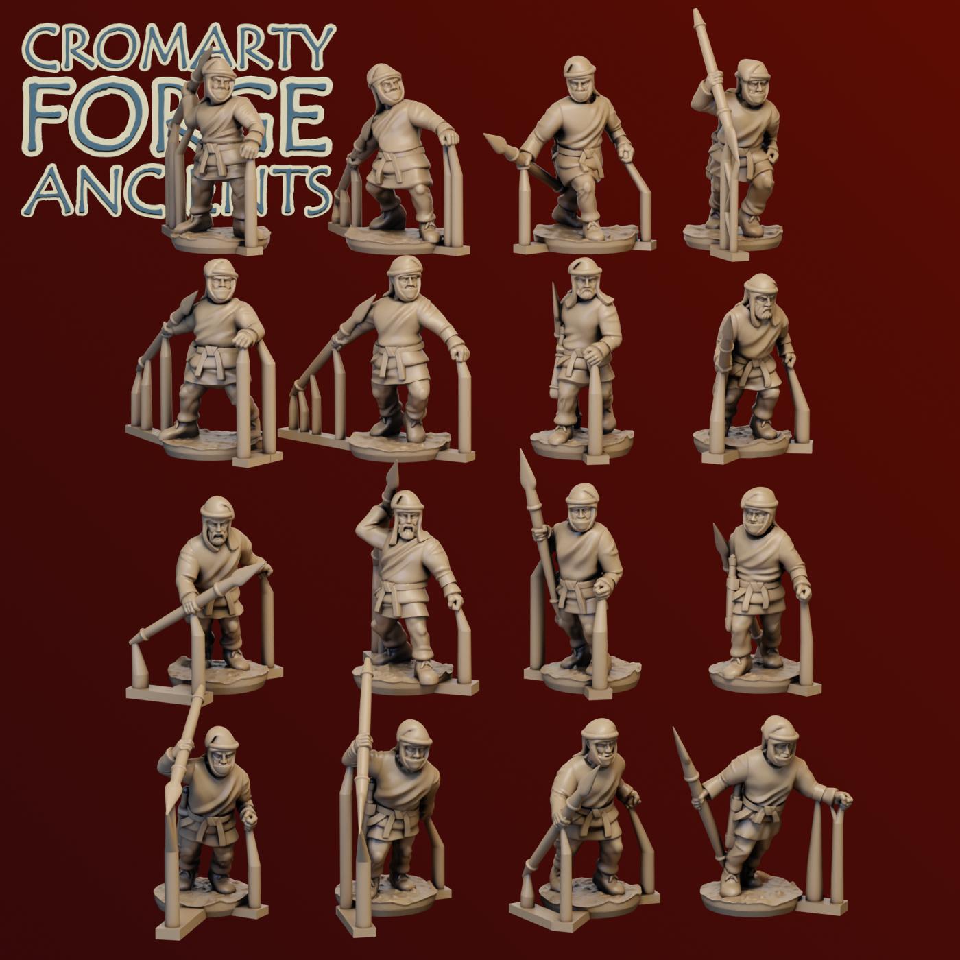 15mm Achaemenid Persians : Peltasts - Image 4