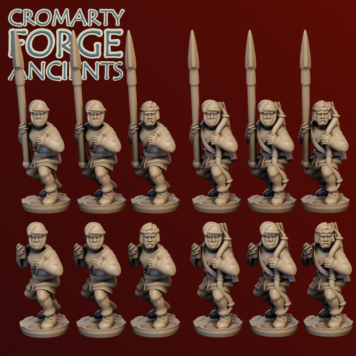 15mm Achaemenid Persians : Sparabara - Image 7