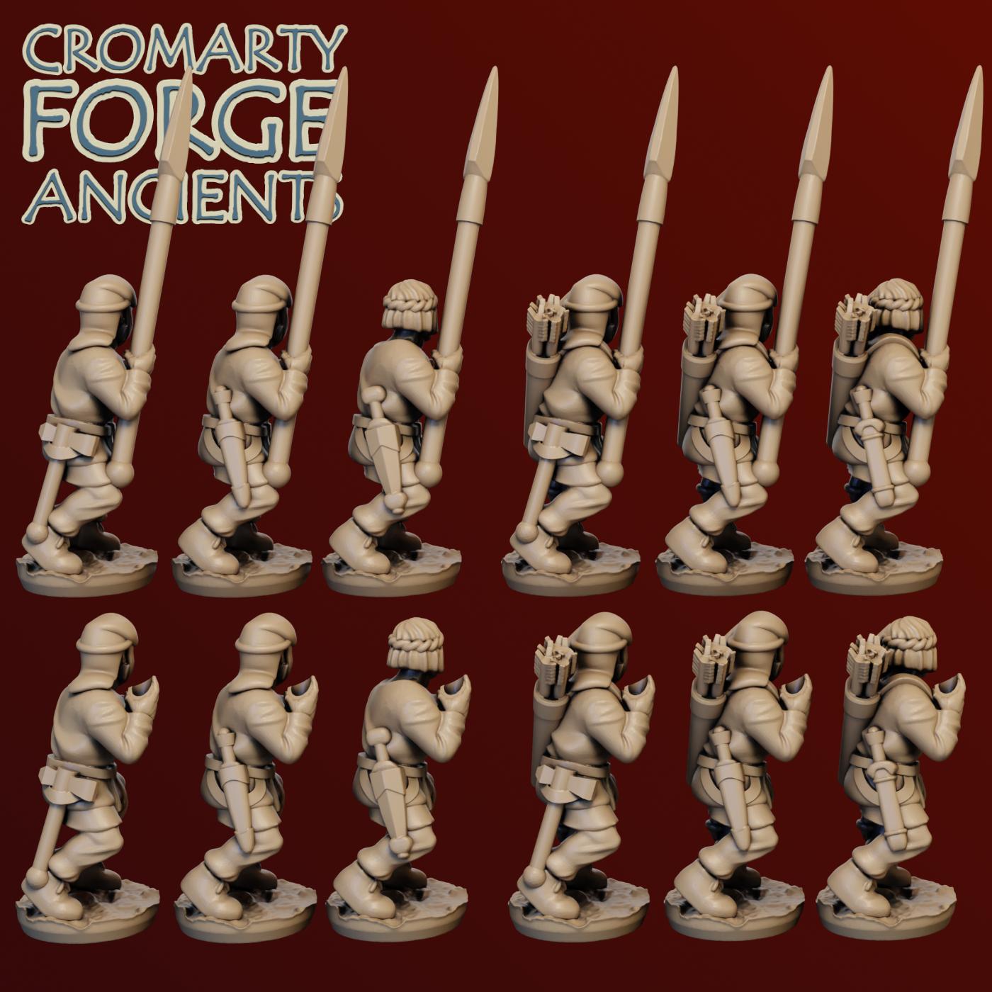 15mm Achaemenid Persians : Sparabara - Image 5