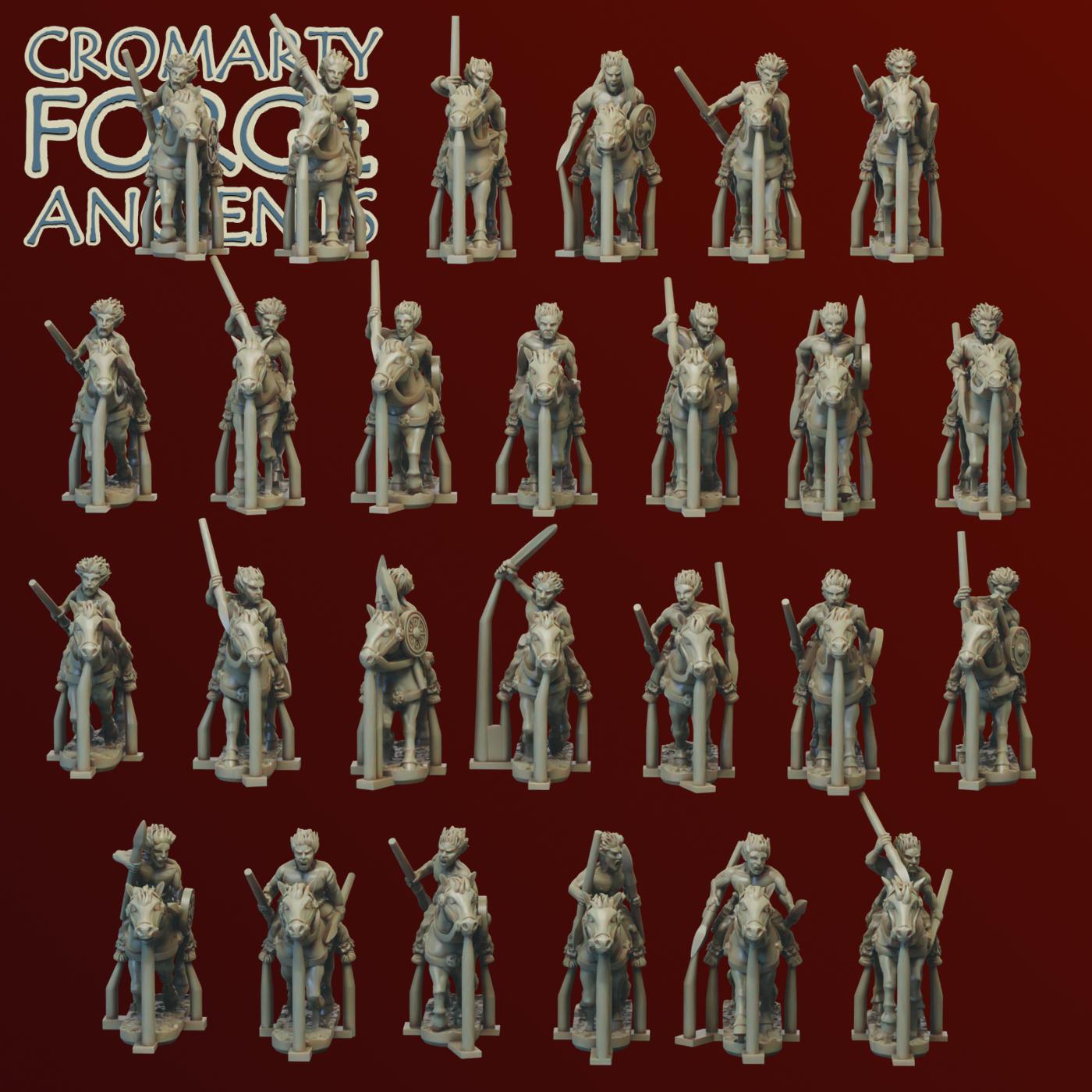 10mm Briton: Cavalry (Mounted skirmishers) - Image 4