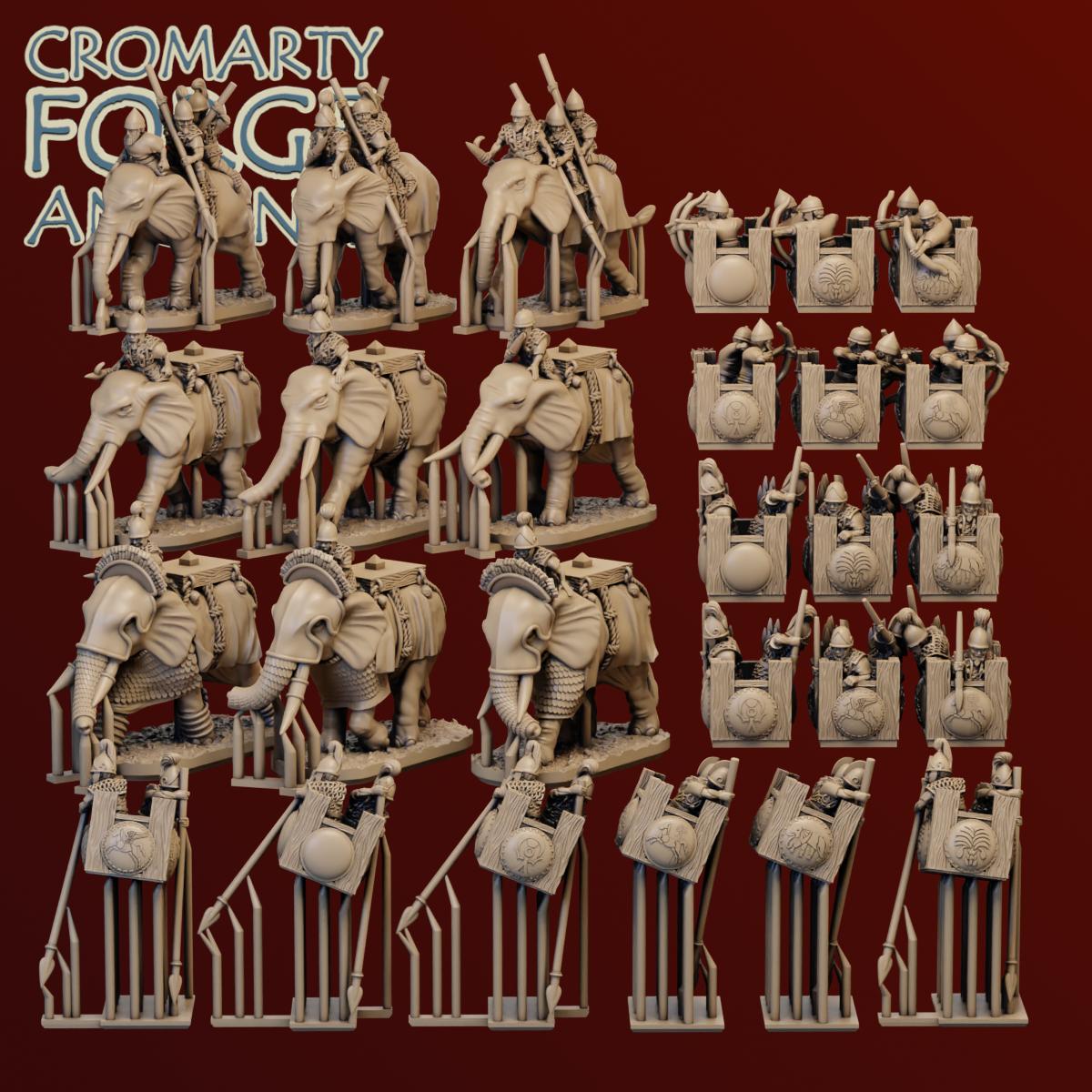 10mm Carthage War Elephants - Image 7