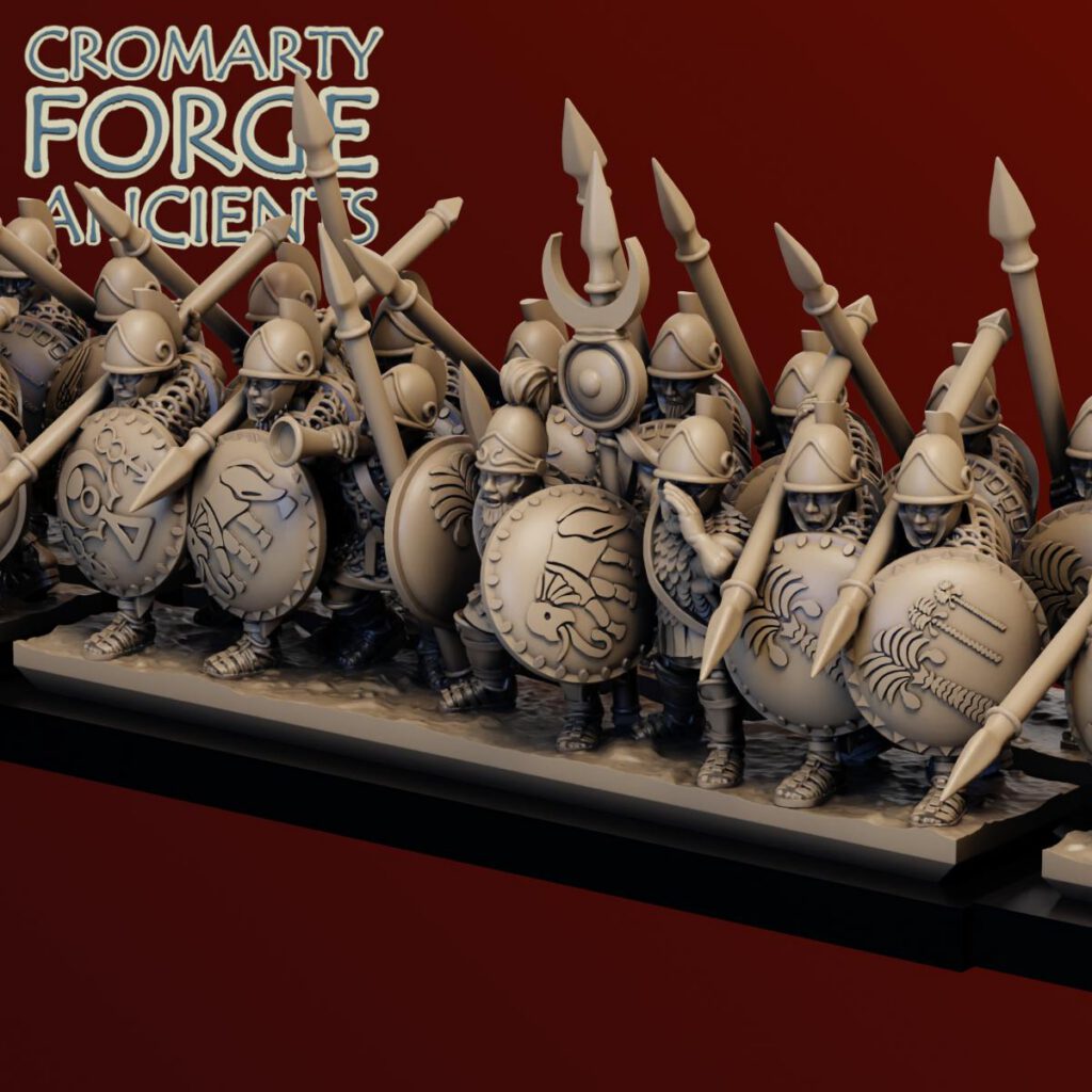 10mm Carthage Infantry Attacking