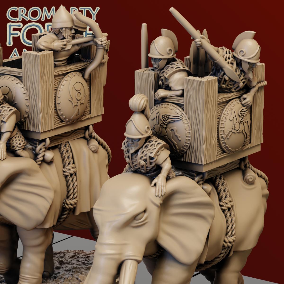 10mm Carthage War Elephants - Image 3