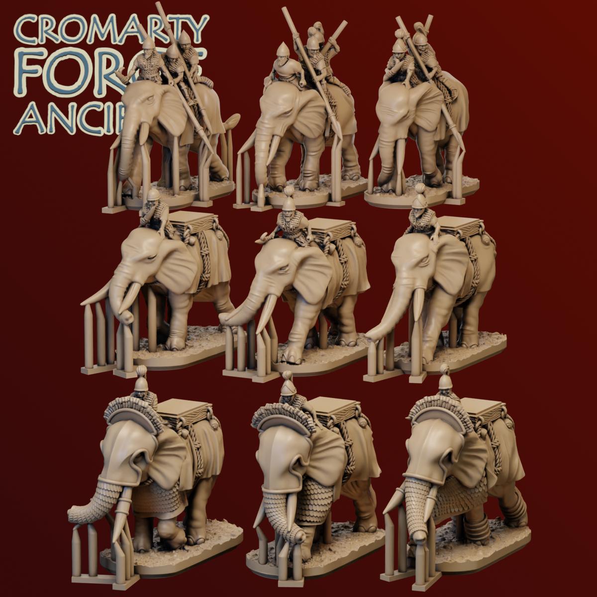 15mm Carthage War Elephants - Image 6