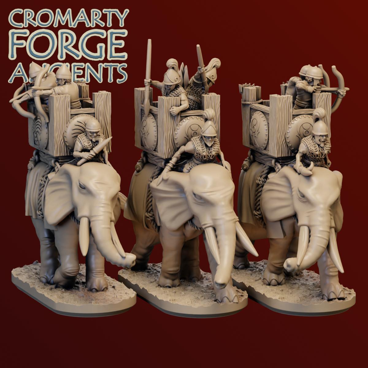 15mm Carthage War Elephants - Image 5