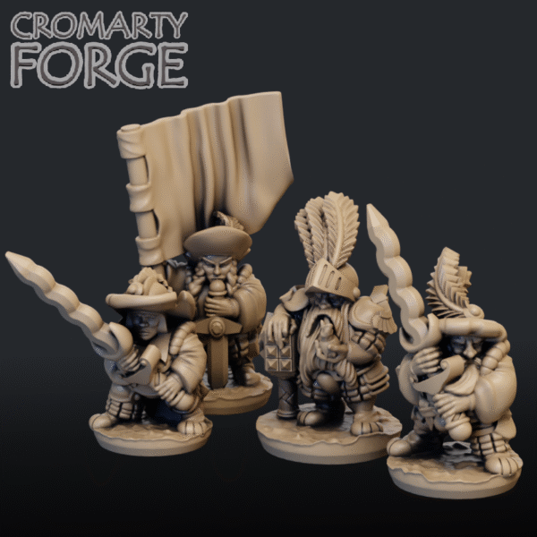 10mm City Dwarf: Commanders Set - Image 2