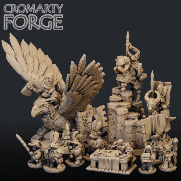 10mm City Dwarf: Commanders Set