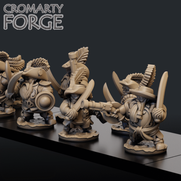 10mm City Dwarf: Skirmishers