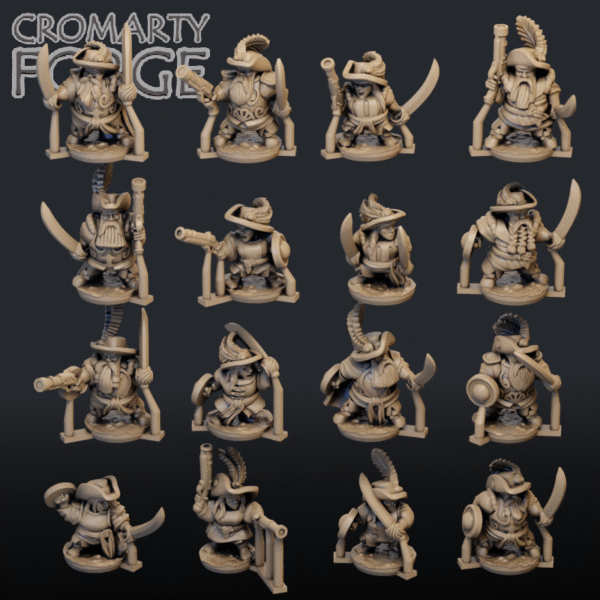 10mm City Dwarf: Skirmishers - Image 2