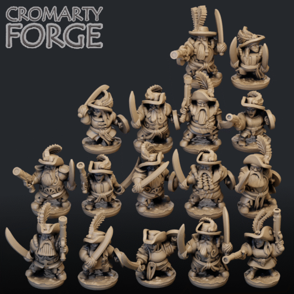 10mm City Dwarf: Skirmishers - Image 3
