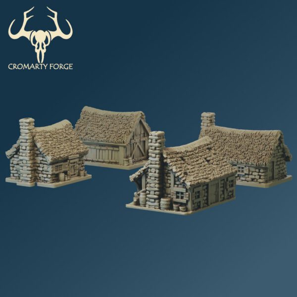Scenery 10mm: Farm Buildings and dry stone walls (For Resin Printing) - Image 4