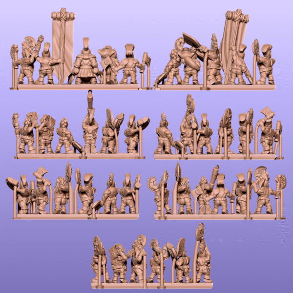 10mm Dwarfs: Berserkers and Wee Radges - Image 3