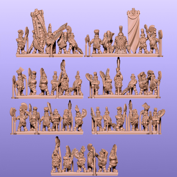 10mm Dwarfs: Berserkers and Wee Radges - Image 2