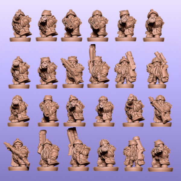 10mm Dwarfs: Gunners - Image 3