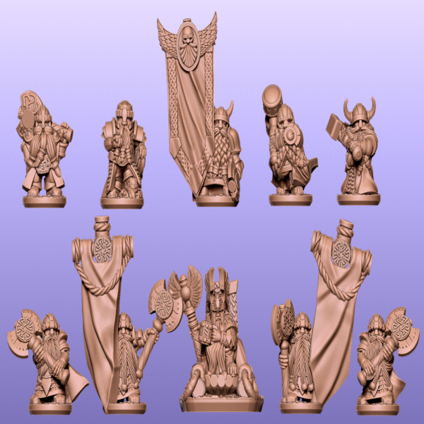 10mm Dwarfs: Hero Pack - Image 2