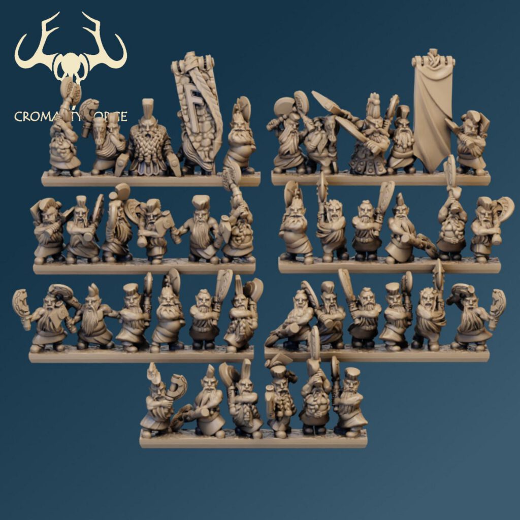 10mm Dwarfs: Berserkers and Wee Radges