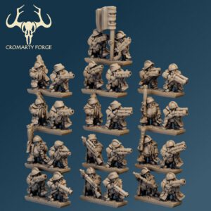 10mm Dwarfs: Gunners