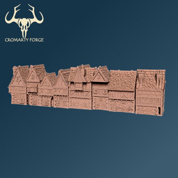 Scenery 10mm: Town Houses (FDM)