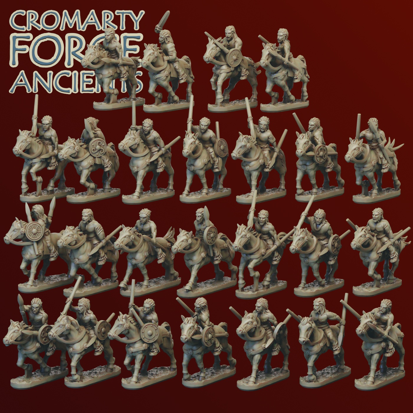 10mm Gallic: Mounted Skirmishers - Image 3
