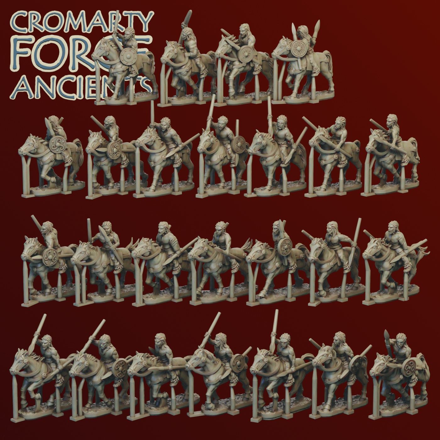 10mm Gallic: Mounted Skirmishers - Image 2