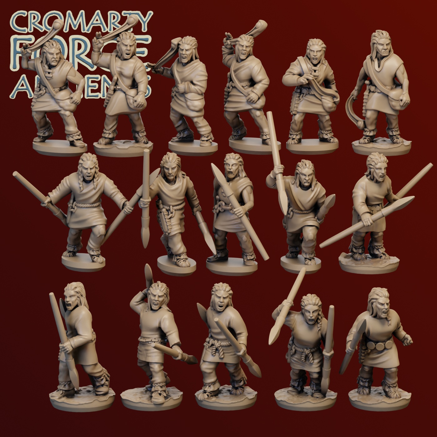 15mm Gallic: Skirmishers
