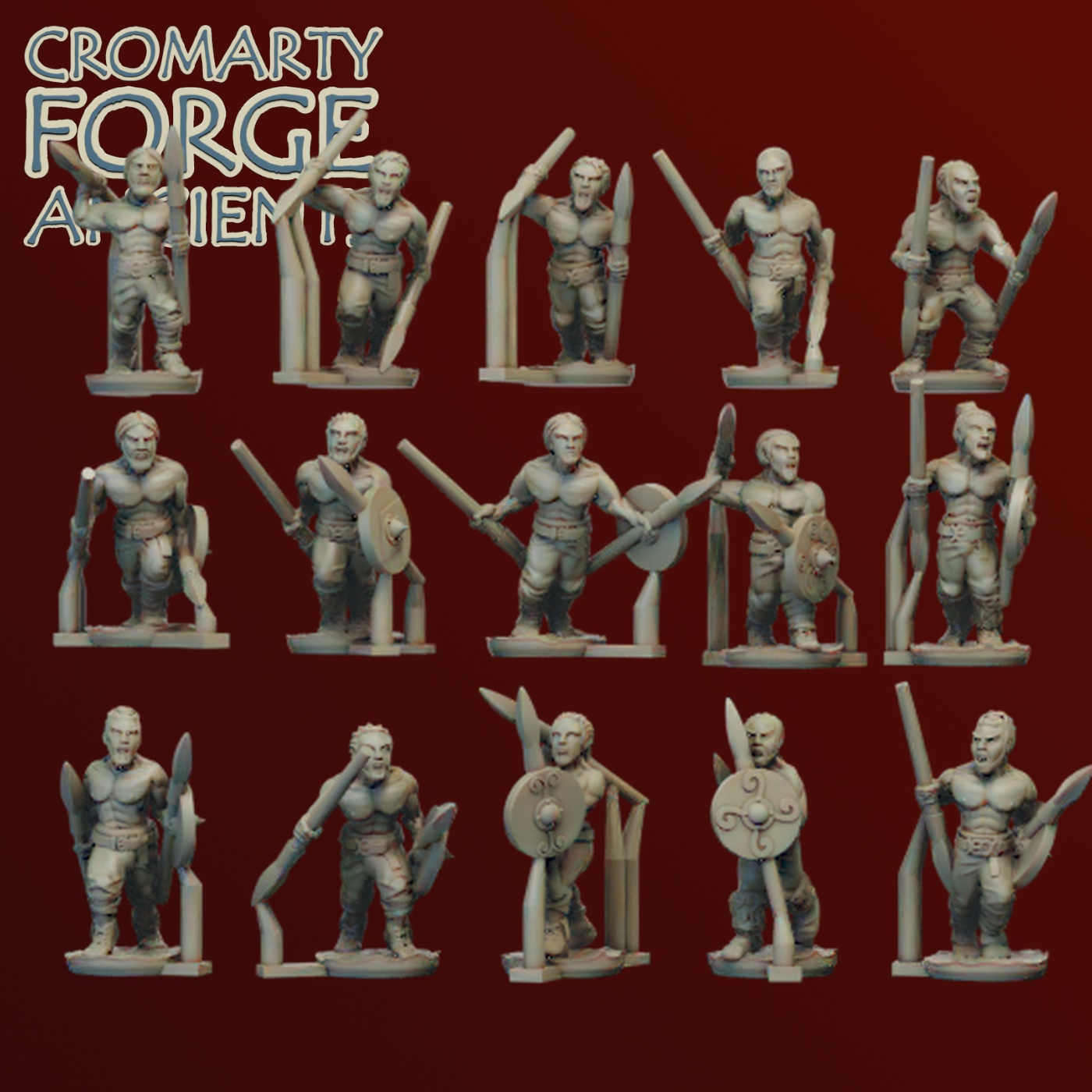 10mm Germanic: Javelins - Image 2