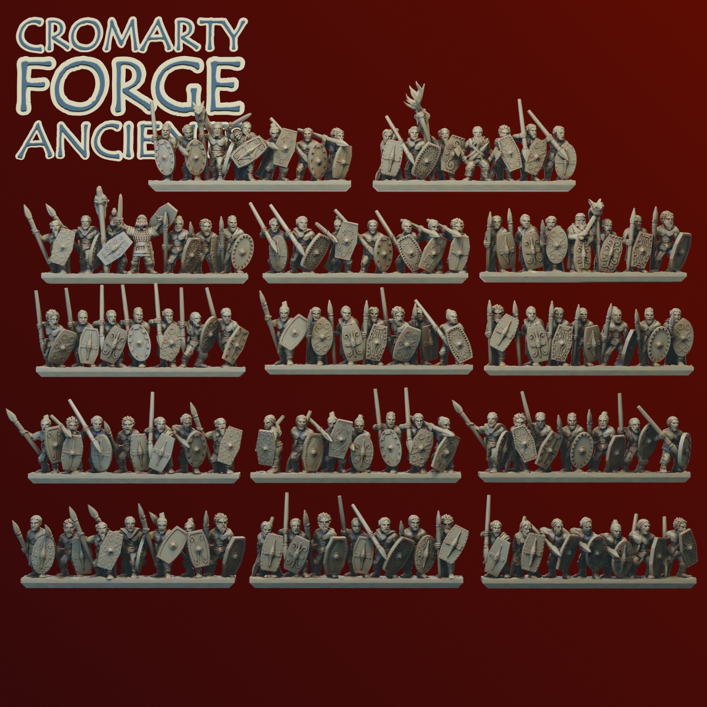 10mm Germanic: Warriors