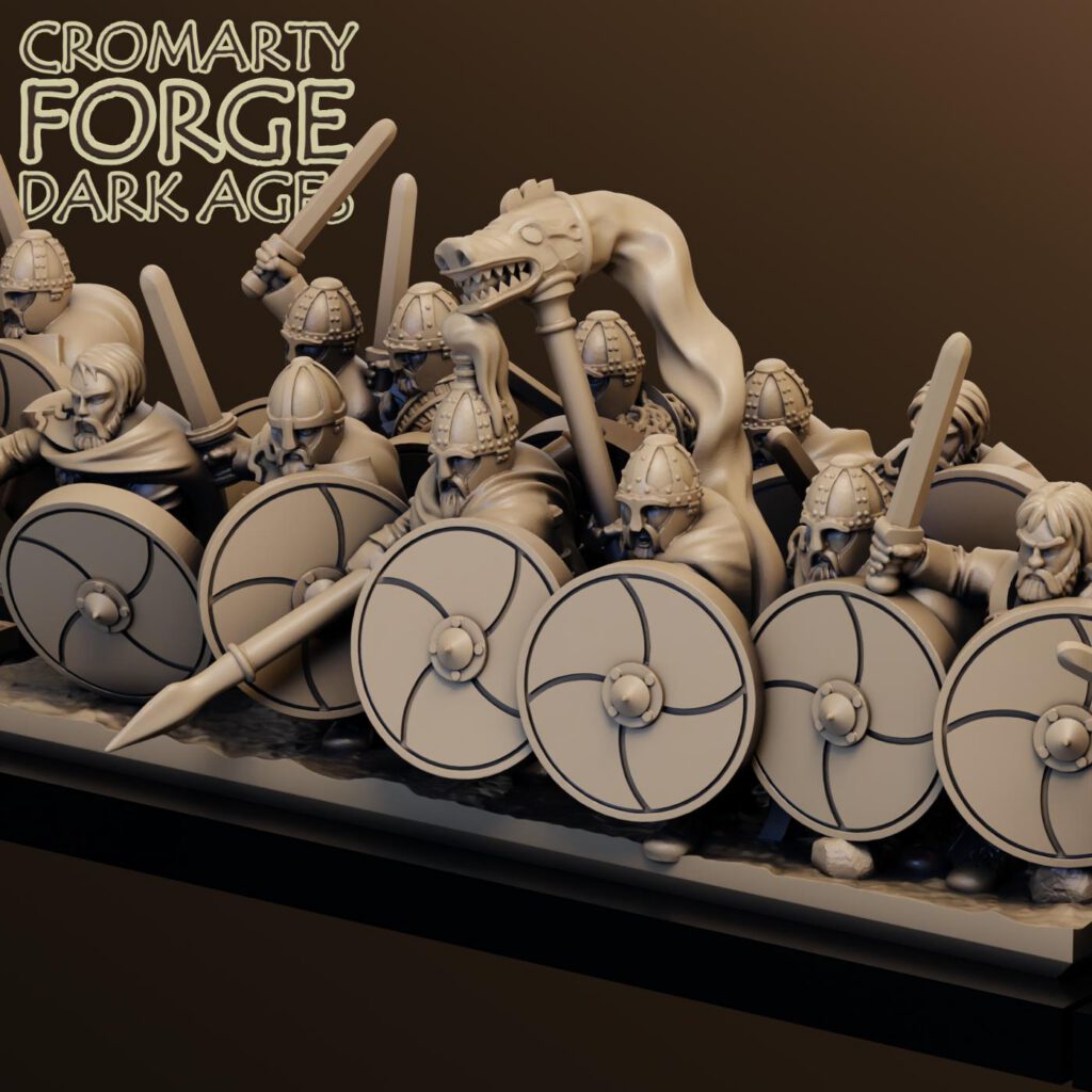 10mm Goth Infantry Attacking
