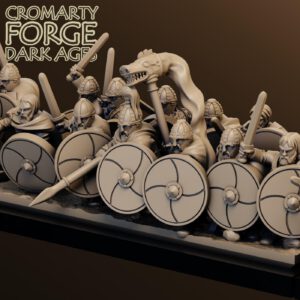 10mm Goth Infantry Attacking