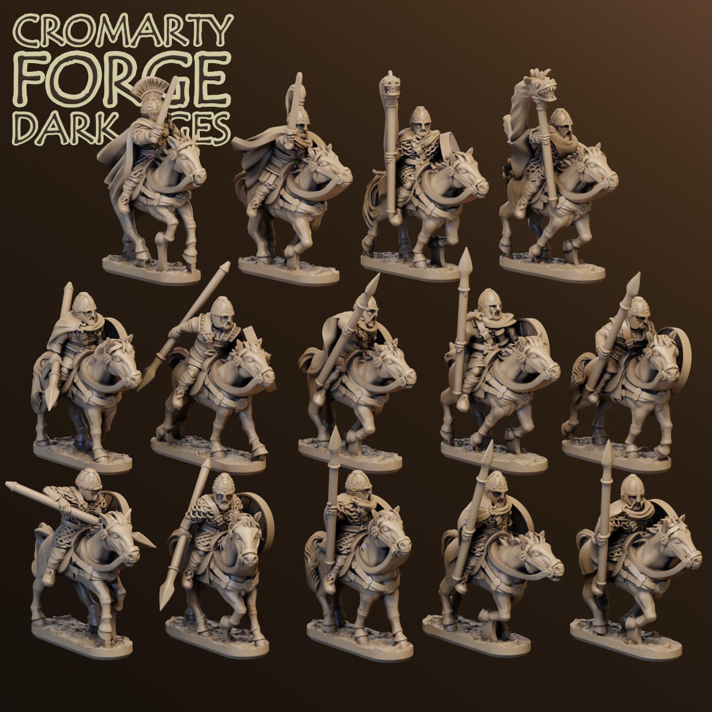 10mm Goth Heavy Cavalry - Image 2