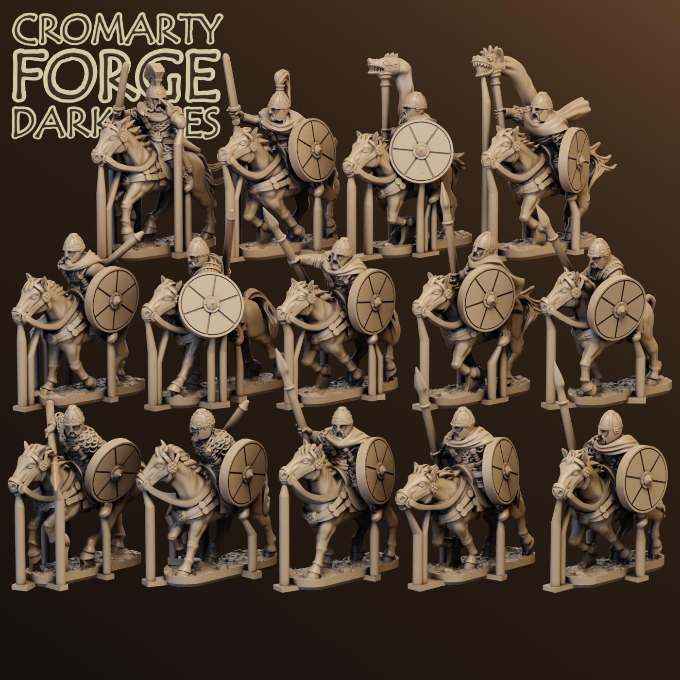 10mm Goth Heavy Cavalry - Image 3