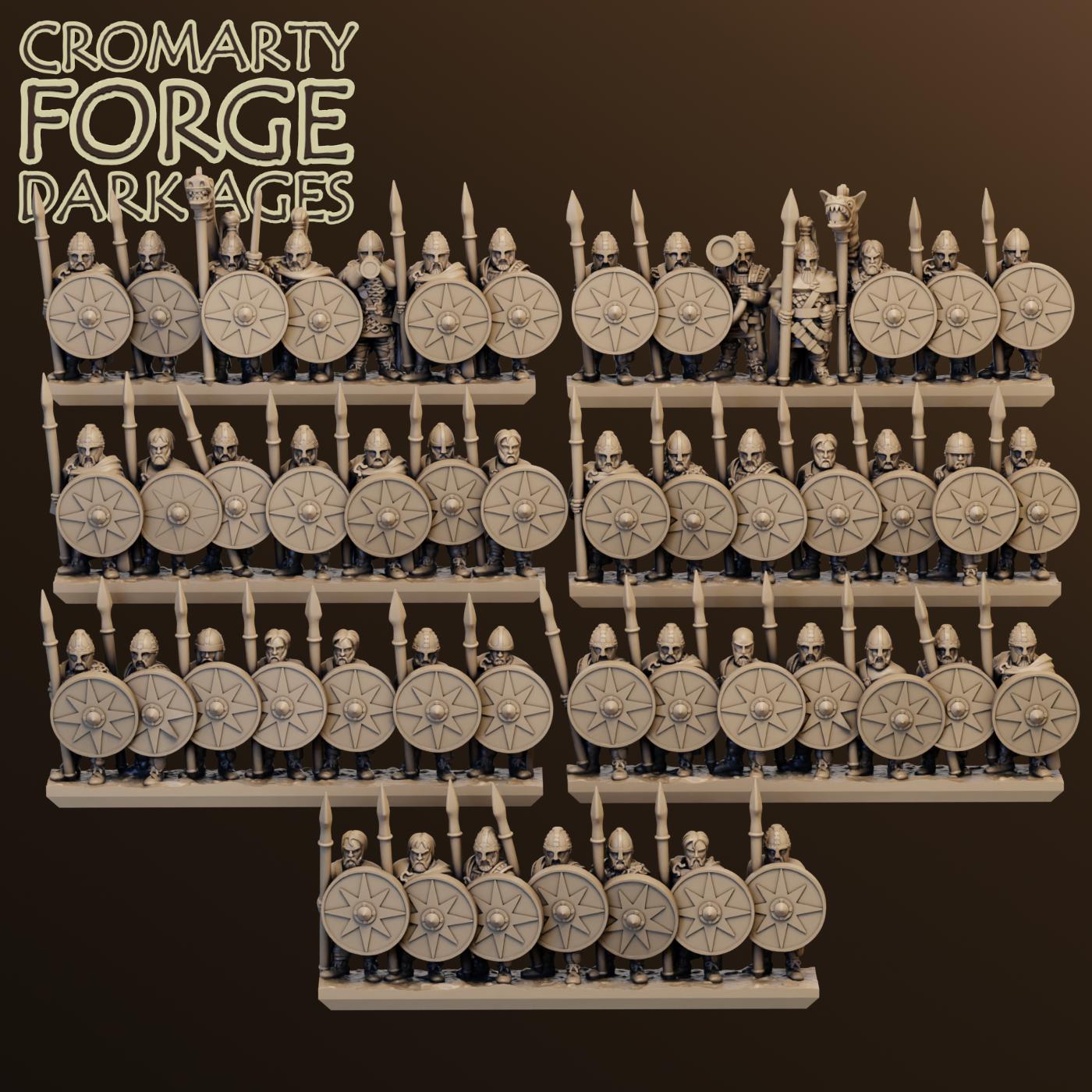 10mm Goth Infantry With Spear - Image 4