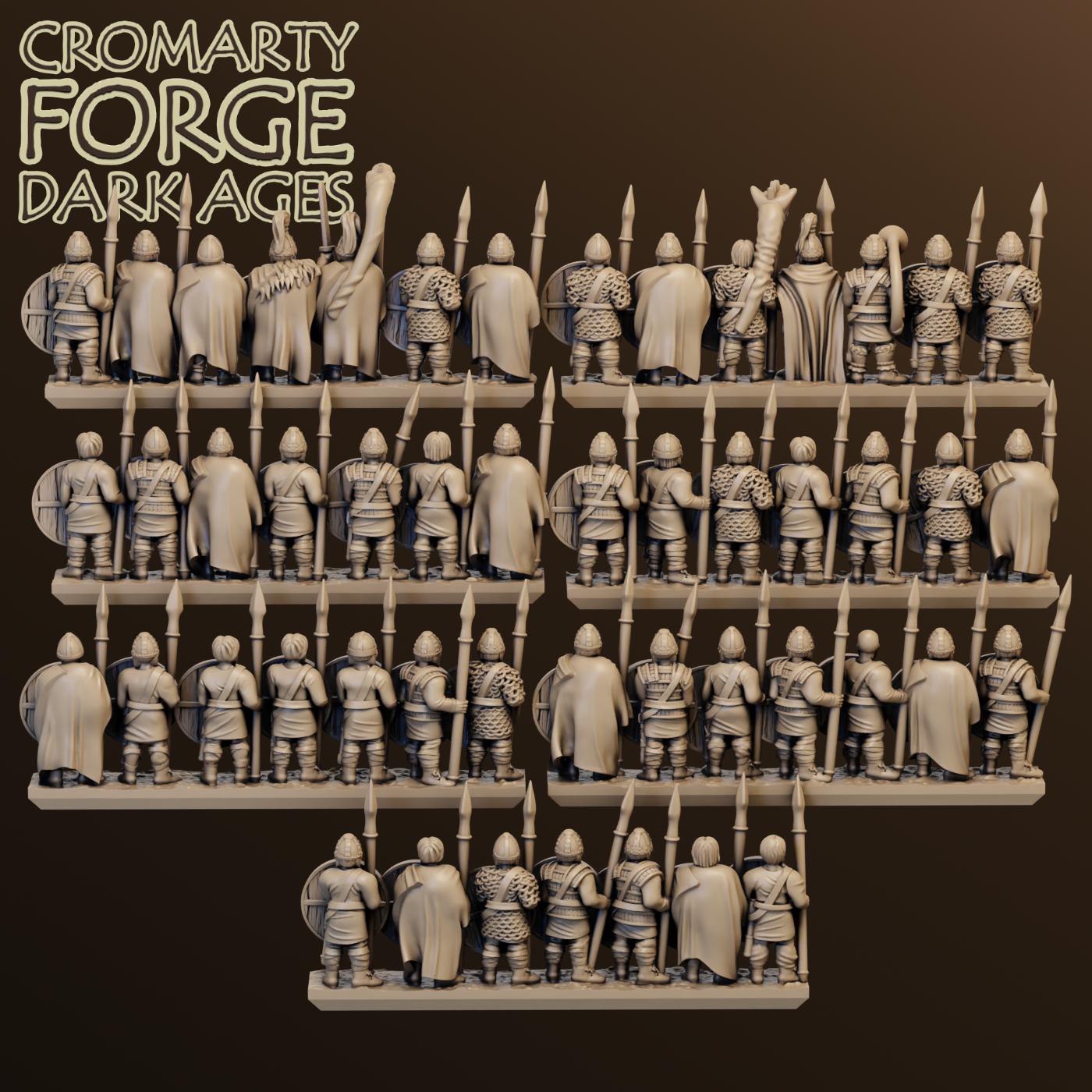 10mm Goth Infantry With Spear - Image 3