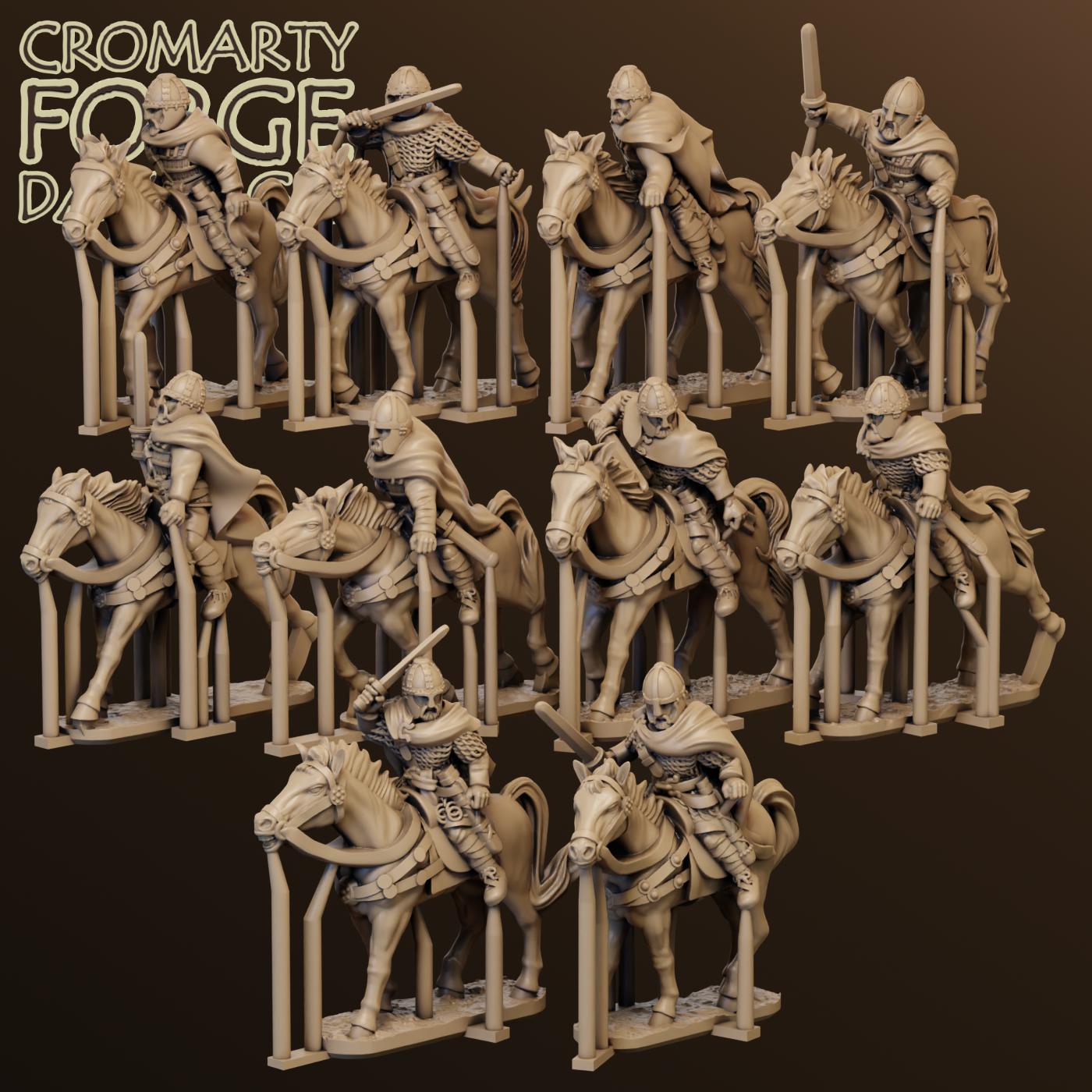 15mm Goth Cavalry with Spatha - Image 2