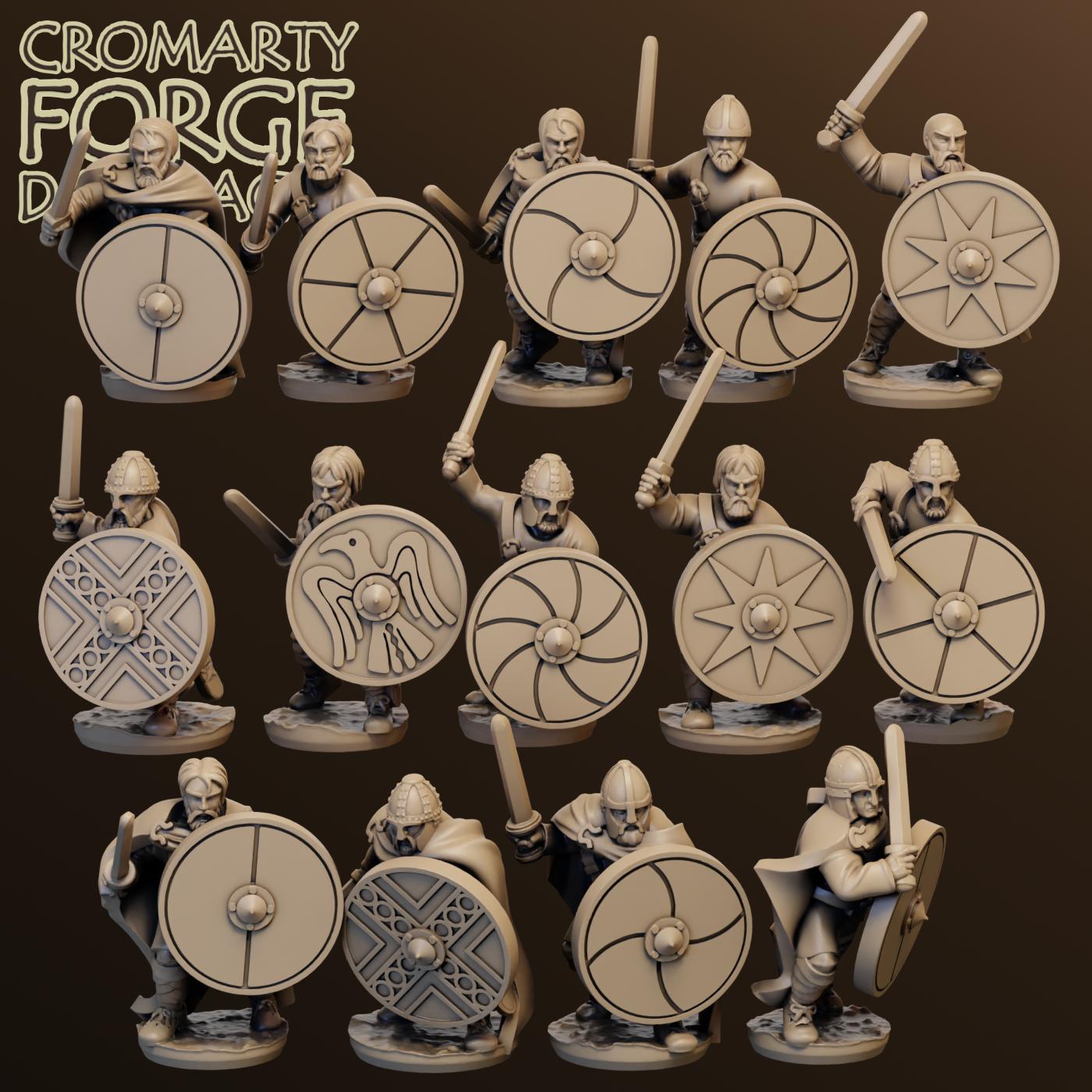 15mm Goth Infantry Attacking Without armour - Image 4