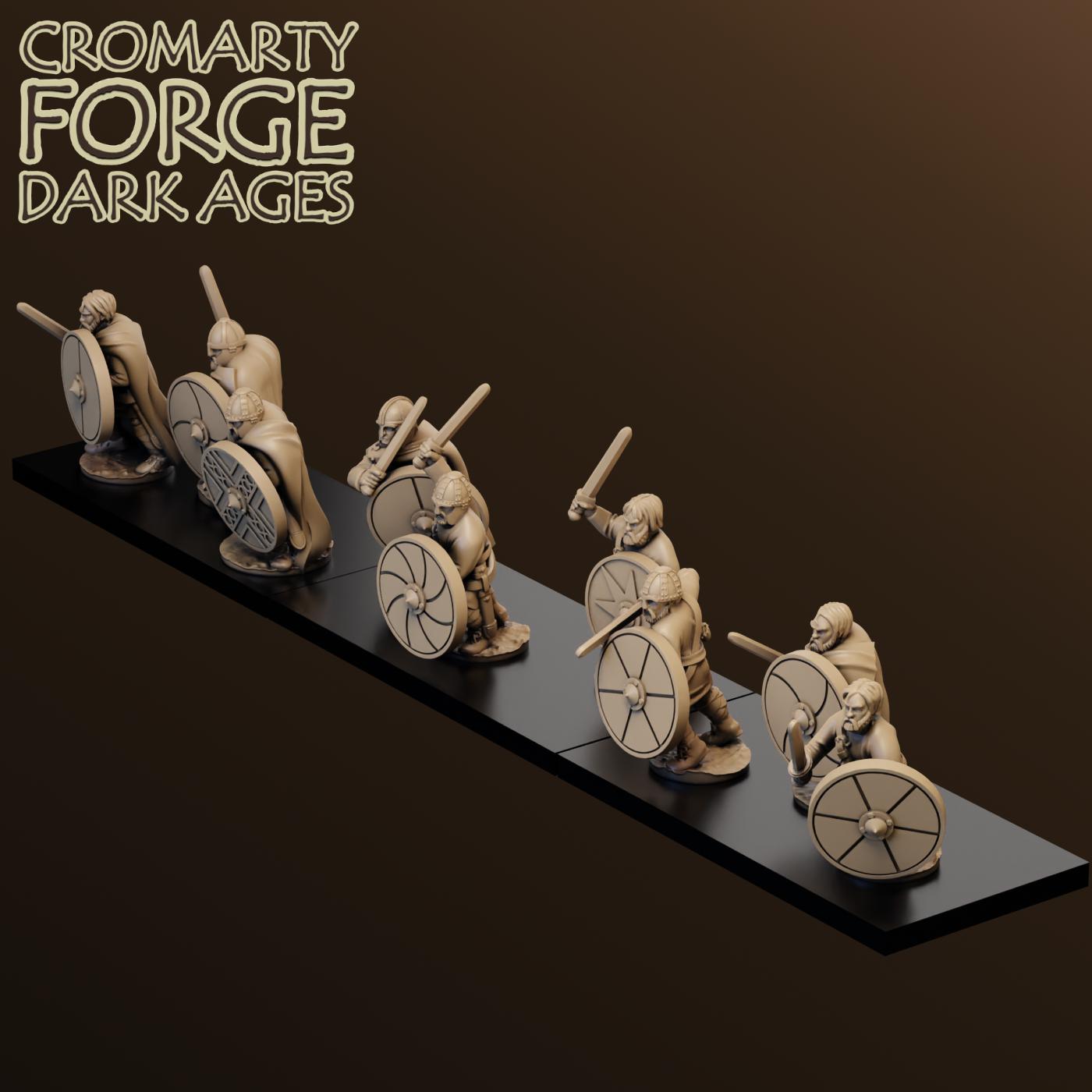 15mm Goth Infantry Attacking Without armour - Image 3