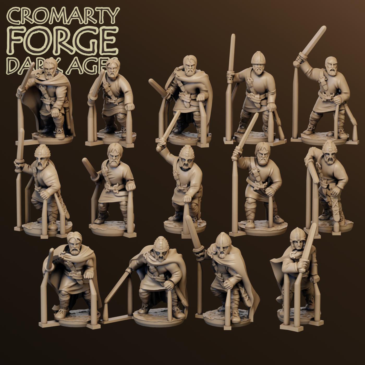 15mm Goth Infantry Attacking Without armour - Image 2