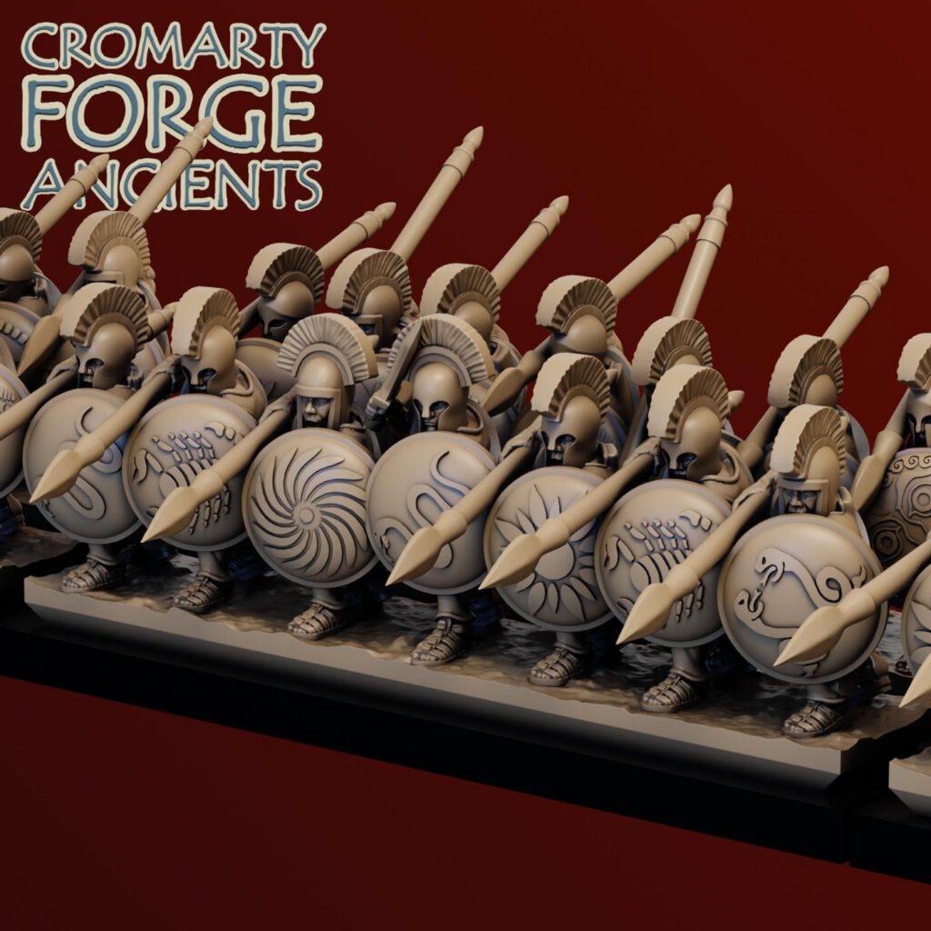 10mm Earlier Greek - Hoplites Attacking